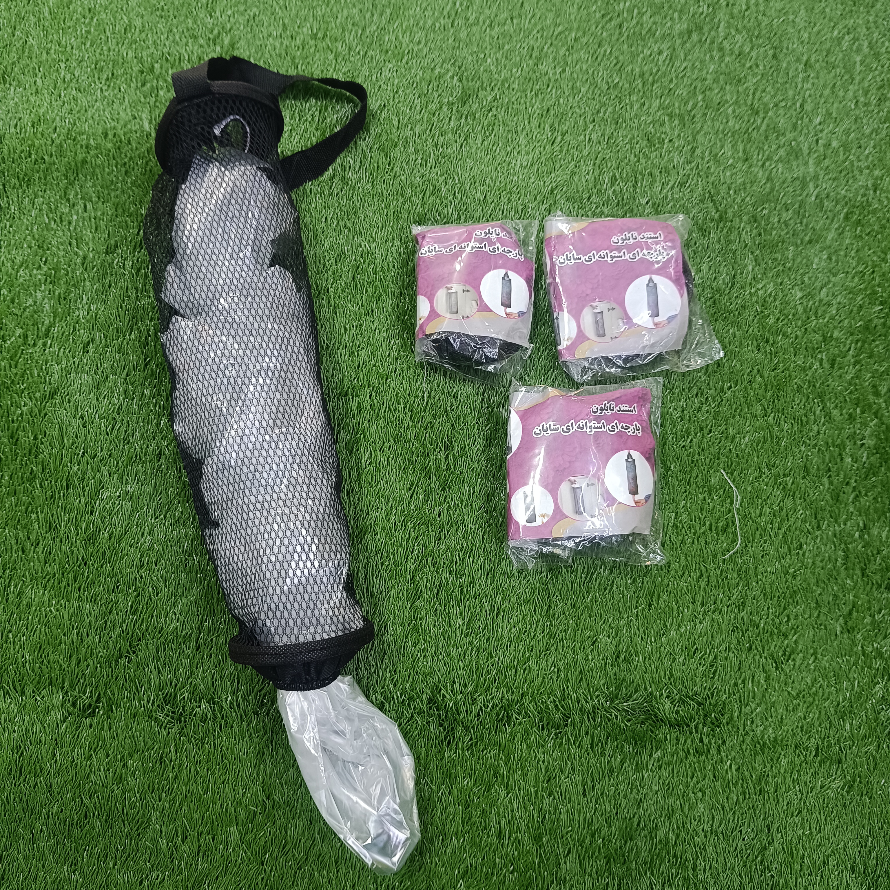 استند نایلون پارچه ای استوانه ای